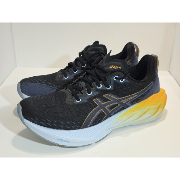 Asics Shoes - 2024 Novablast 4 Thunder Blue - Sz 10 Mens - Black Navy Yellow main image 8